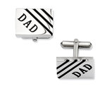 Men's Stainless Steel DAD Cuff Links